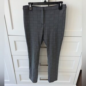Theory Women’s Checkered Black and White Pants Size 4